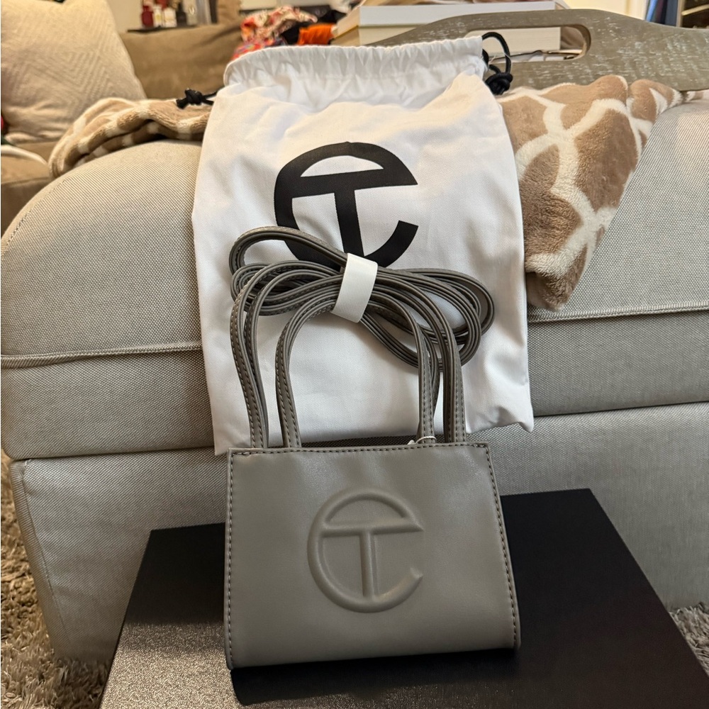 Telfar Mini Bag in Elegant Gray